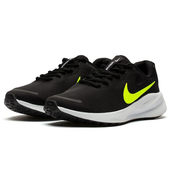 Vista 2 Tênis Nike Revolution 7 Masculino Nike PRETO/VERDE CLA