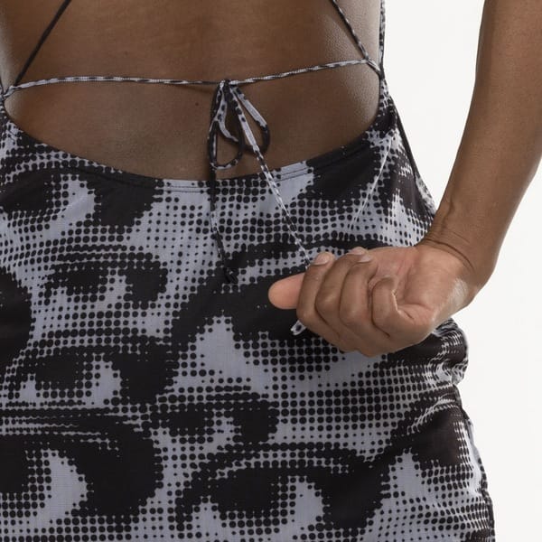 Vista 2 VESTIDO CURTO TULE JADE EYE JADE JADE BRANCO/PRETO