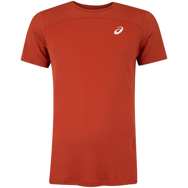 Camiseta Masculina ASICS Manga Curta Racket Recortada