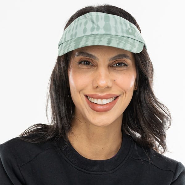 Vista 2 Viseira ASICS Legends Visor Adulto ASICS VERDE ESCURO