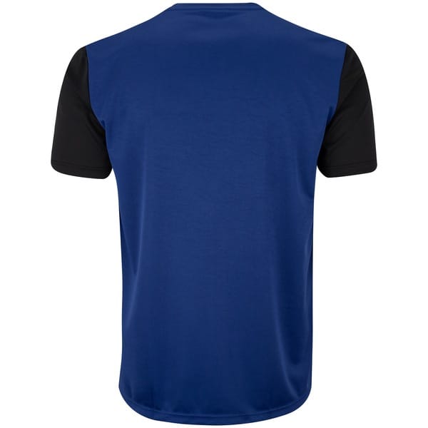 Vista 2 Camiseta Masculina Adams Manga Curta Embossed Futebol Dry Adams AZUL ESC/PRETO