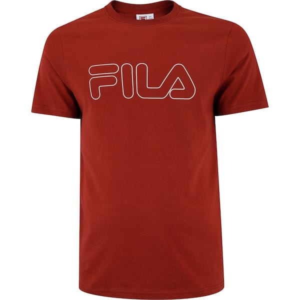 Camiseta Masculina Fila Manga Curta Letter Outline