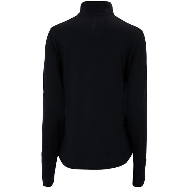 Vista 2 Camiseta Manga Longa Feminina Under Armour Qualifier Under Armour PRETO/PRATA