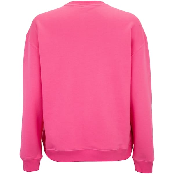 Vista 2 Blusão Feminino adidas Logo Linear Adidas ROSA/PRETO