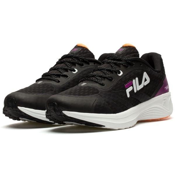 Vista 2 Tênis Fila Racer Gripper Feminino Fila PRETO/ROXO