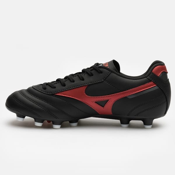 Vista 2 Chuteira de Campo Mizuno Morelia Classic MD Adulto Mizuno PRETO/VERMELHO