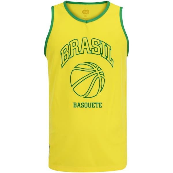 Camiseta Regata do Brasil Masculina CBB Treino Basquete