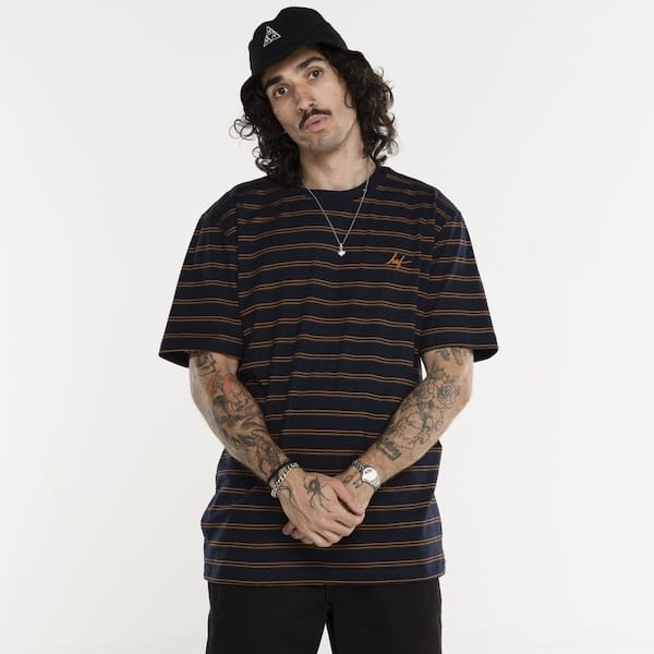 Camiseta HUF Manga Curta Listrada