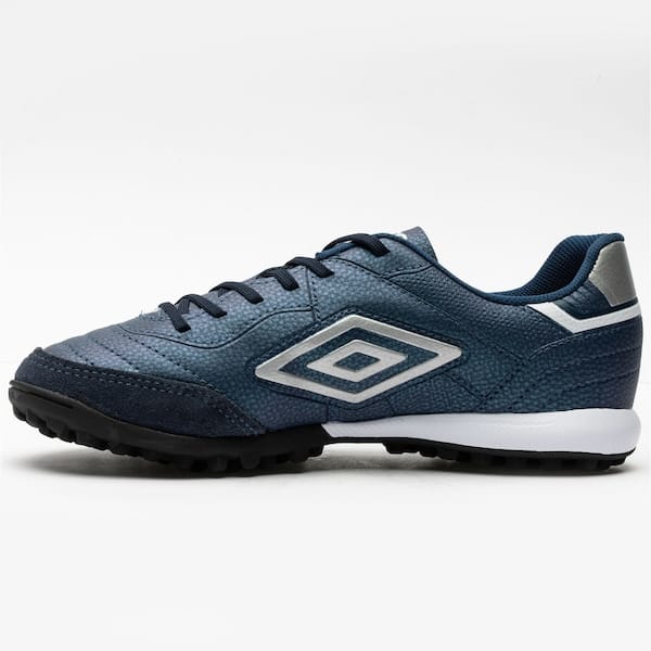 Vista 2 Chuteira Society Umbro Speciali Classic Adulto Umbro AZUL ESC/CINZA