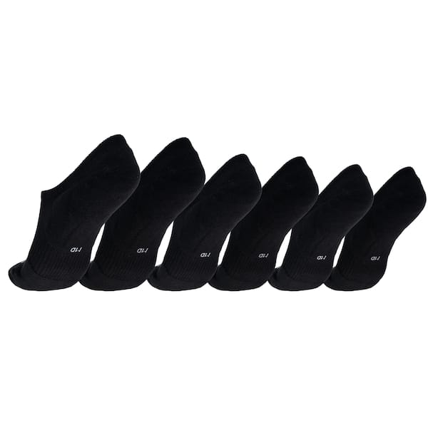 Vista 2 Kit de Meias Nike Everyday Plus Cushioned Footie com 3 Pares Adulto Nike PRETO