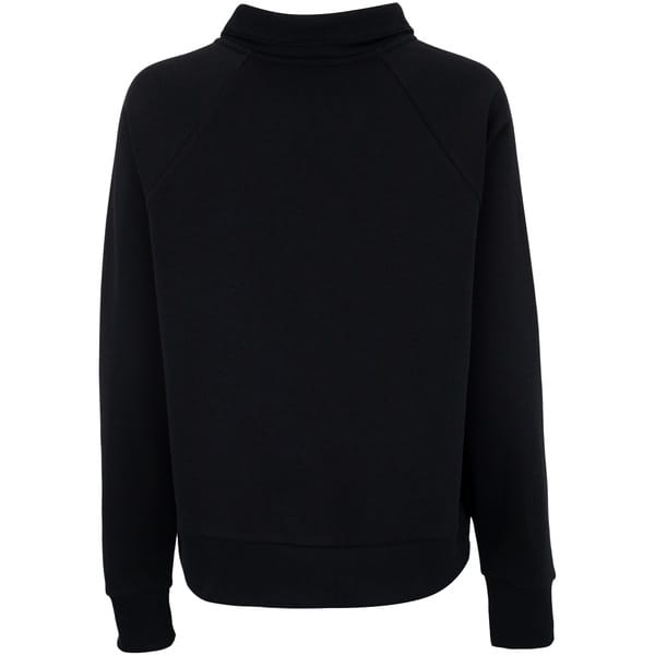 Vista 2 Blusão Feminino Under Armour sem Capuz Essential Fleece Under Armour PRETO/BRANCO