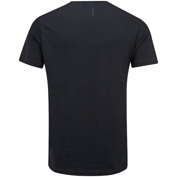 Vista 2 Camiseta Masculina Oxer Manga Curta Detalhes Selados Oxer CINZA ESCURO