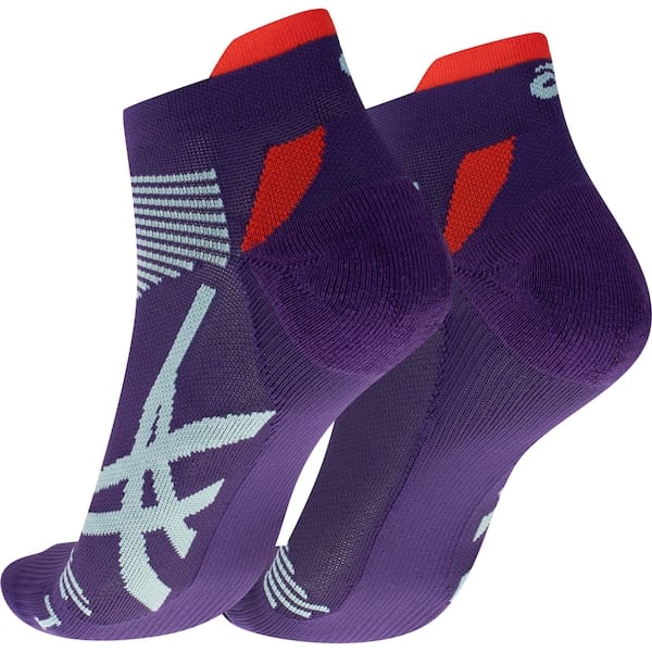 Vista 2 Meia Para Corrida ASICS Cano Baixo Tech Single Tamanho 34-38 Adulto ASICS ROXO/LARANJA