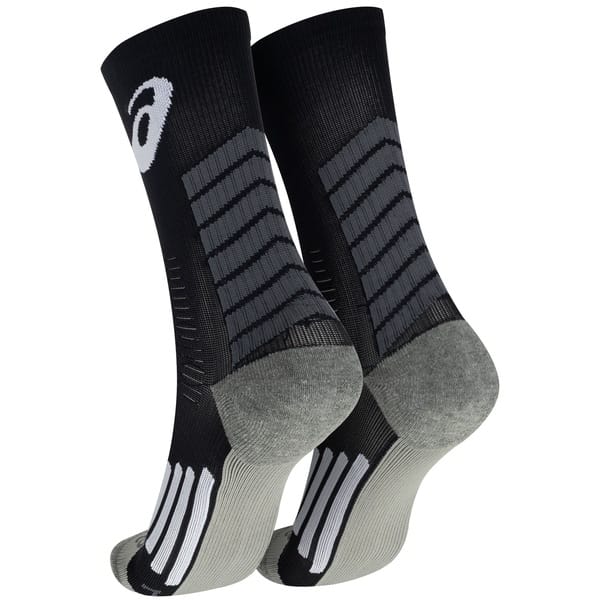 Vista 2 Meia Rally Crew Cano Alto Tamanho 34-38 ASICS Adulto ASICS PRETO/BRANCO