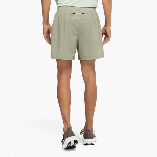 Vista 2 Bermuda Masculina Oxer Rip Stop Corrida B5P com Sunga Interna Oxer VERDE