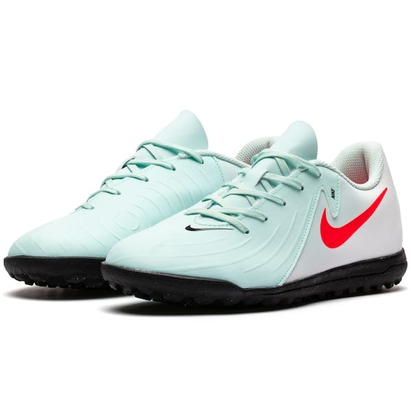 Vista 2 Chuteira Society Nike Phantom GX II Club Adulto Nike AZUL CLA/ROSA CLA