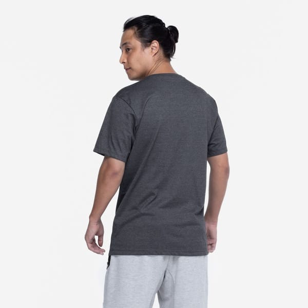 Vista 2 Camiseta Masculina Hurley Manga Curta Silk Hard Icon hurley CINZA/PRETO