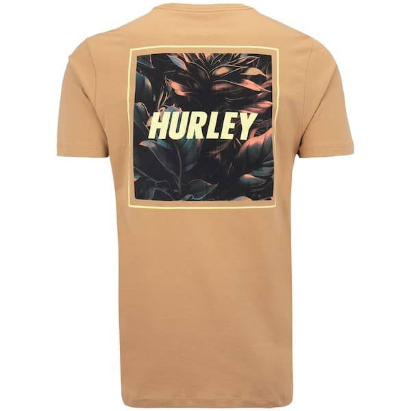 Vista 2 Camiseta Masculina Hurley Manga Curta Silk Paradise hurley MOSTARDA