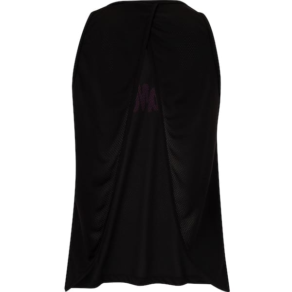 Vista 2 Camiseta Regata Feminina Fit Dance Transpassada Fit Dance PRETO/ROSA