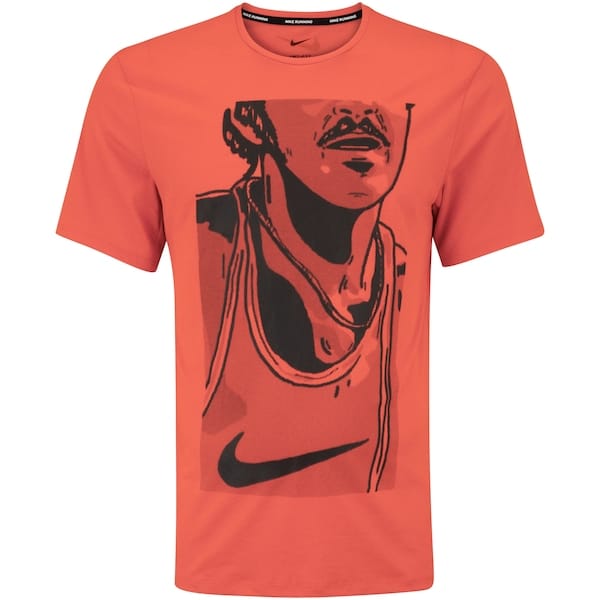Camiseta Masculina Nike Manga Curta Run Energy Ris
