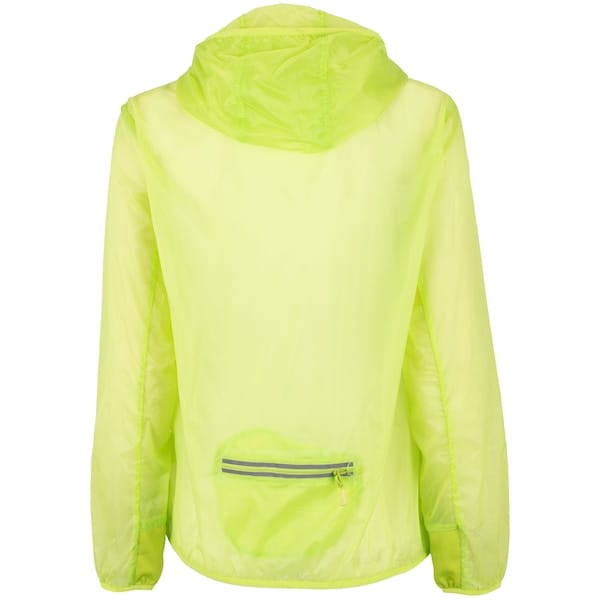 Vista 2 Jaqueta Corta-Vento Feminina ASICS Repelente à Água com Capuz Toyama ASICS VERDE