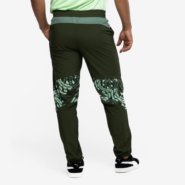 Vista 2 Calça do Palmeiras Puma Masculina Ftbngry Woven Pants Puma VERDE