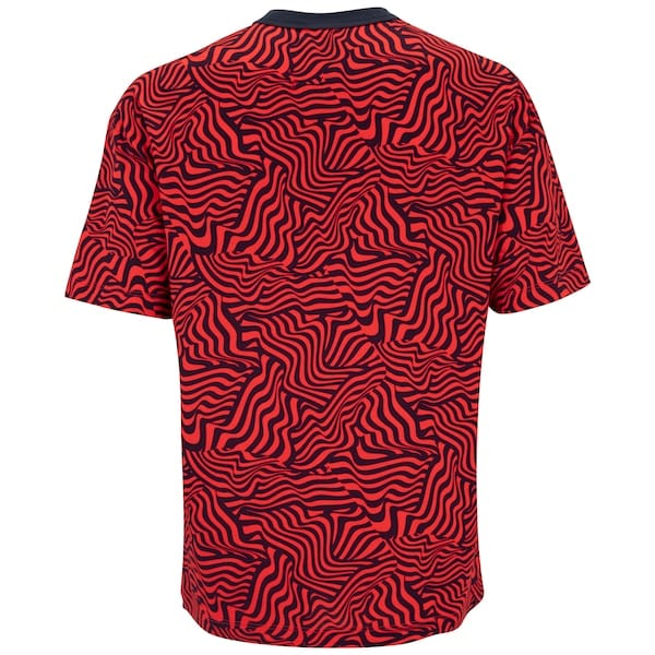 Vista 2 Camiseta do Barcelona Masculina Oversize Barcelona VERMELHO/AZUL ESC