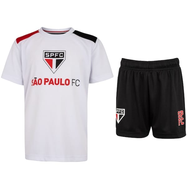 Kit Fardamento do São Paulo Infantil Camiseta + Calção