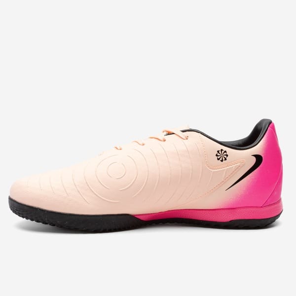 Vista 2 Chuteira Futsal Nike Phantom II Academy Adulto Nike ROSA/ROXO