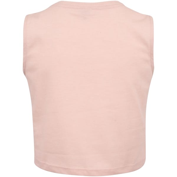 Vista 2 Blusa Cropped Regata Infantil ASICS ROSA CLARO