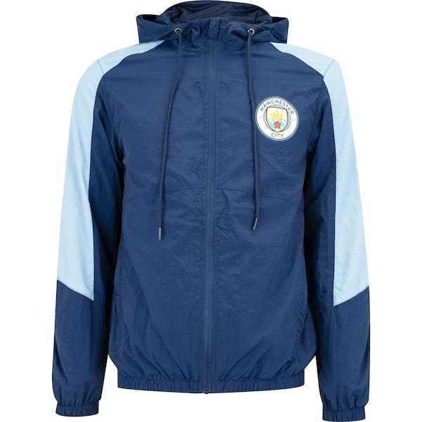Jaqueta Corta-Vento do Manchester City Balboa Masculina com Capuz
