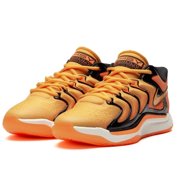 Vista 2 Tênis Nike KD 17 Masculino Nike LARANJA/PRETO