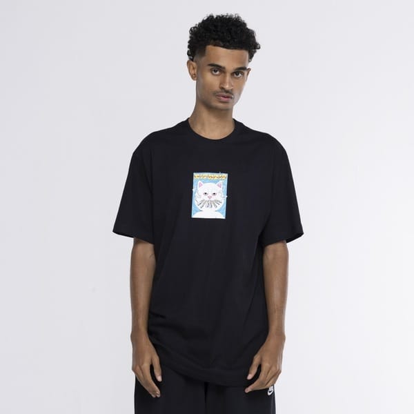 Vista 2 Camiseta Ripndip Manga Curta Blunt Face 2296 PRETO