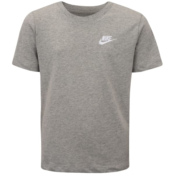 Camiseta Juvenil Nike Manga Curta Sportswear Embroidered Future