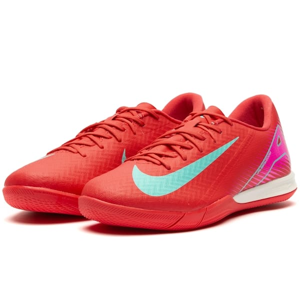Vista 2 Chuteira Futsal Nike Zoom Mercurial Vapor 16 Academy Adulto Nike ROSA/VERDE CLA