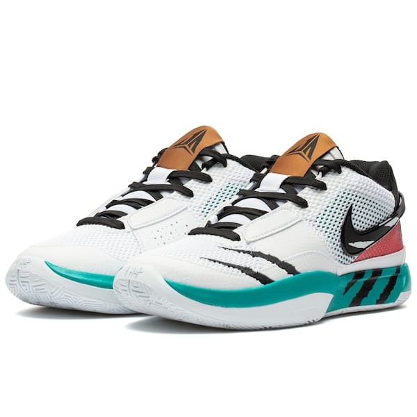 Vista 2 Tênis Nike JA 1 Scratch Masculino Nike BRANCO/PRETO