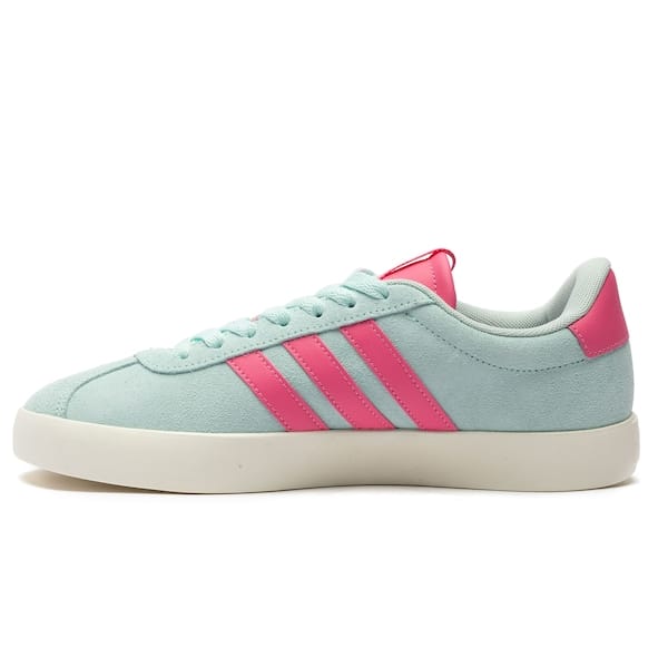 Vista 2 Tênis adidas VL Court 3.0 Feminino Adidas ROSA/VERDE CLA