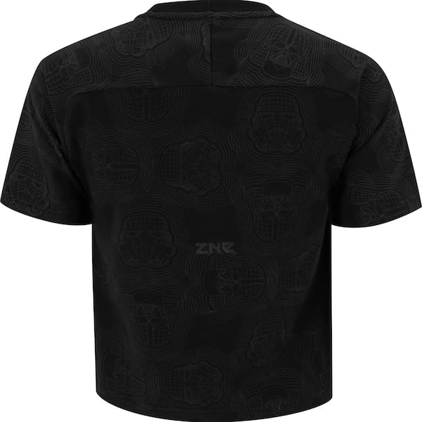 Vista 2 Camiseta Juvenil adidas Manga Curta Star Wars ZNE Adidas PRETO/CINZA
