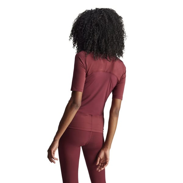Vista 2 Camiseta Feminina adidas Manga Curta Stella McCartney Adidas VINHO