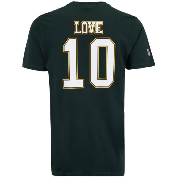 Vista 2 Camiseta do Green Bay Packers NFL Masculina Player Love NF008 NFL VERDE