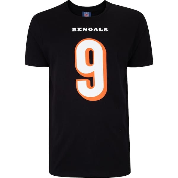 Camiseta do Cincinnati Bengals NFL Masculina Player Burrow NF018