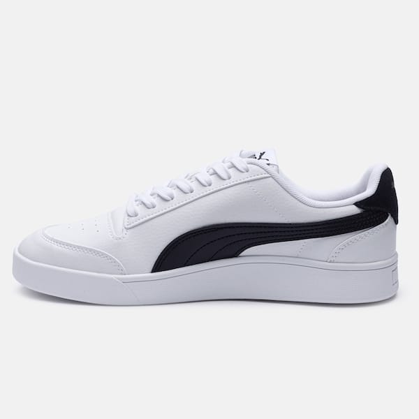 Vista 2 Tênis Puma Shuffle Unissex Puma BRANCO/VERMELHO
