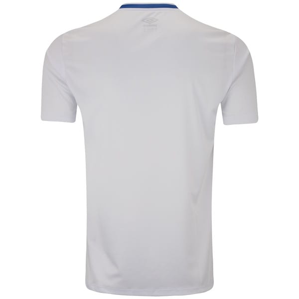 Vista 2 Camiseta Masculina Umbro Manga Curta Sponsor Umbro BRANCO/AZUL
