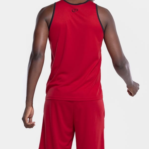 Vista 2 Camiseta Regata Masculina Spalding Basic TR Spalding VERMELHO