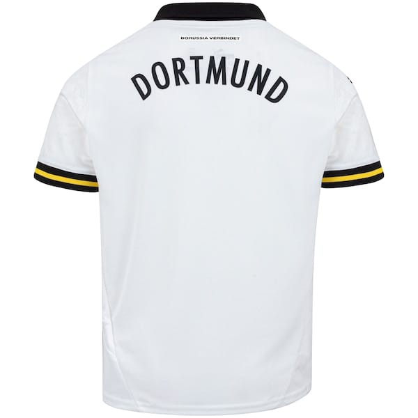 Vista 2 Camisa Polo do Borussia Dortmund III 24/25 Puma Infantil Torcedor Puma BRANCO