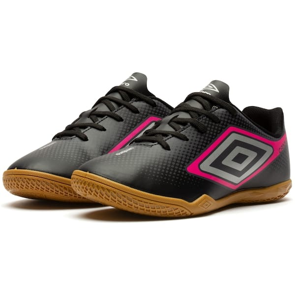 Vista 2 Chuteira Futsal Umbro Cannon Adulto Umbro PRETO/CINZA