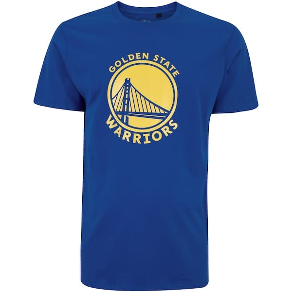Camiseta do Golden State Warriors NBA Masculina Wet Logo N0154