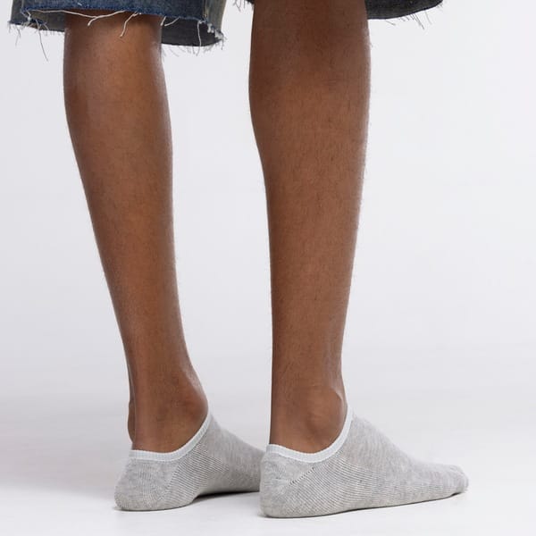 Vista 2 Kit de Meia Converse Invisible Adulto 3 pares Converse PRETO/BRANCO