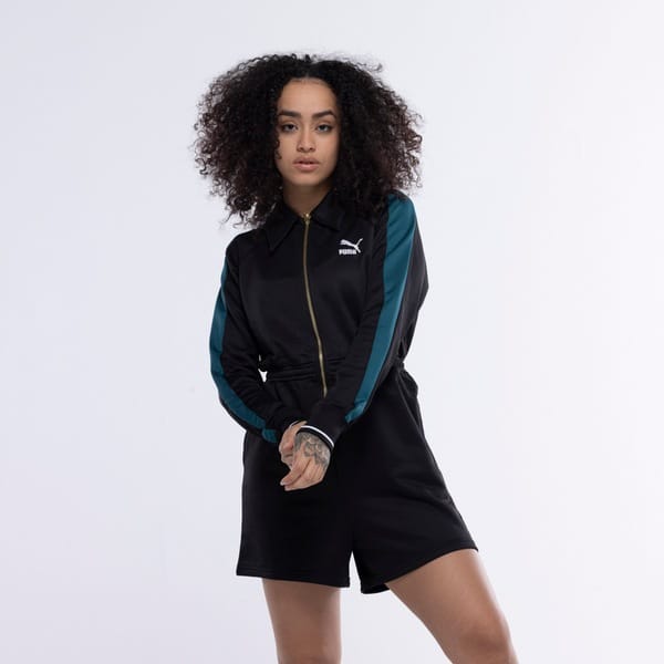 Vista 2 Macacão Puma T7 Play Paris Romper Puma PRETO