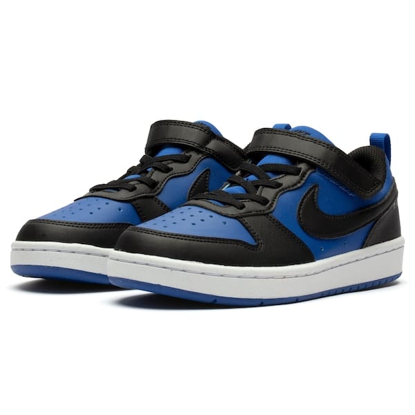 Vista 2 Tênis Nike Court Borough Low Recraft - Júnior Nike AZUL ESC/PRETO